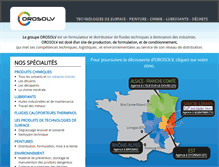 Tablet Screenshot of orosolv.com